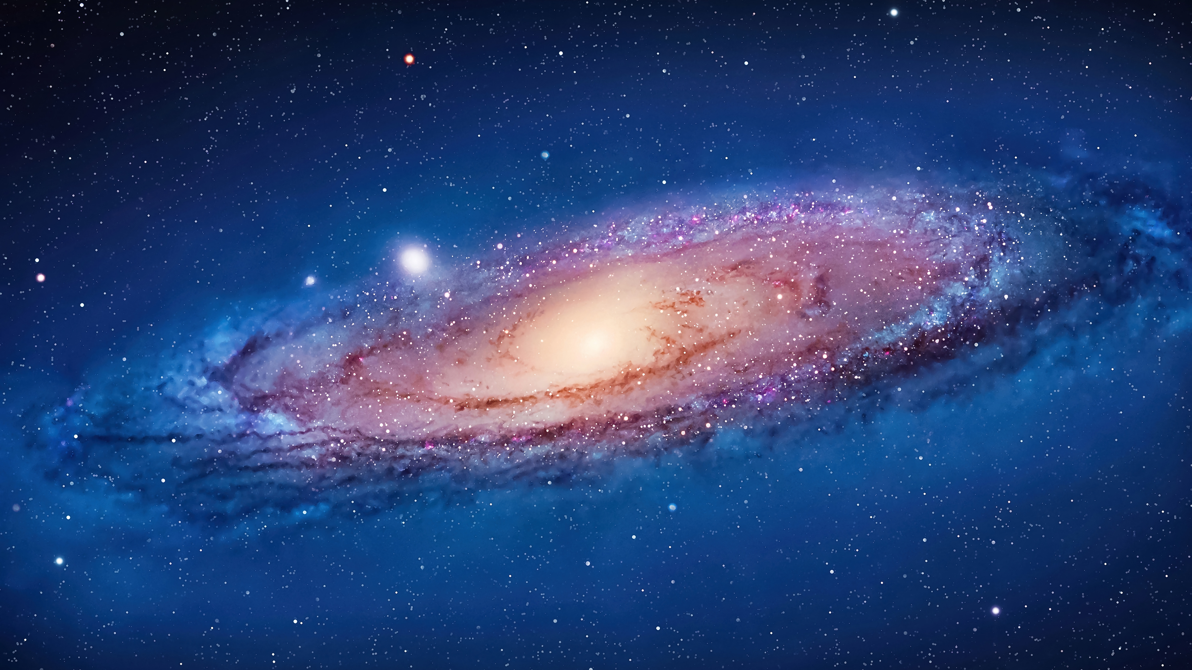 Enhanced and vibrant depiction of the Milky Way galaxy